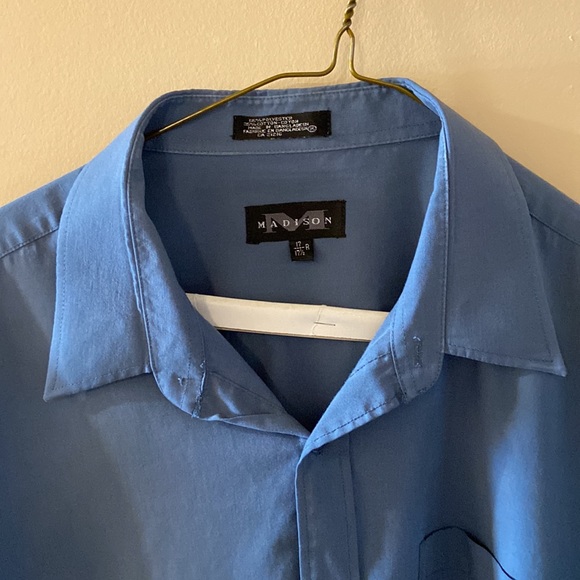 Madison long sleeve button down dress shirt 17-17.5 - Picture 2 of 5